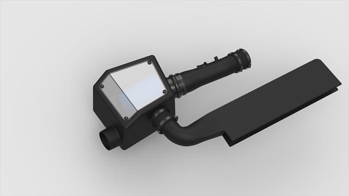 Closed Box with Ram Air Scoop (38235) 2016-2022 Toyota Tacoma 3.5L V6